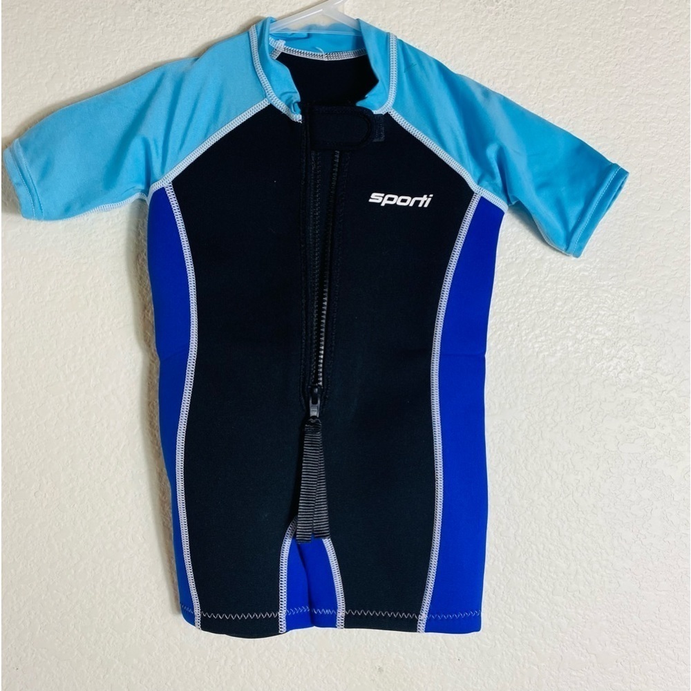 Sporti Kid’s UPF 50+ Short Sleeve Solid Thermal Suit Size:3T